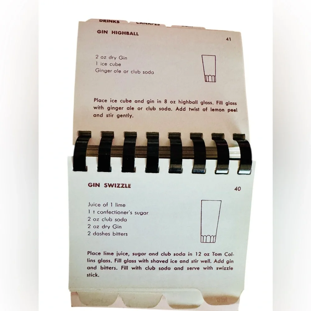 Vintage 1957 A Guide to Pink Elephants 200 Most Requested Drinks Barware Gift